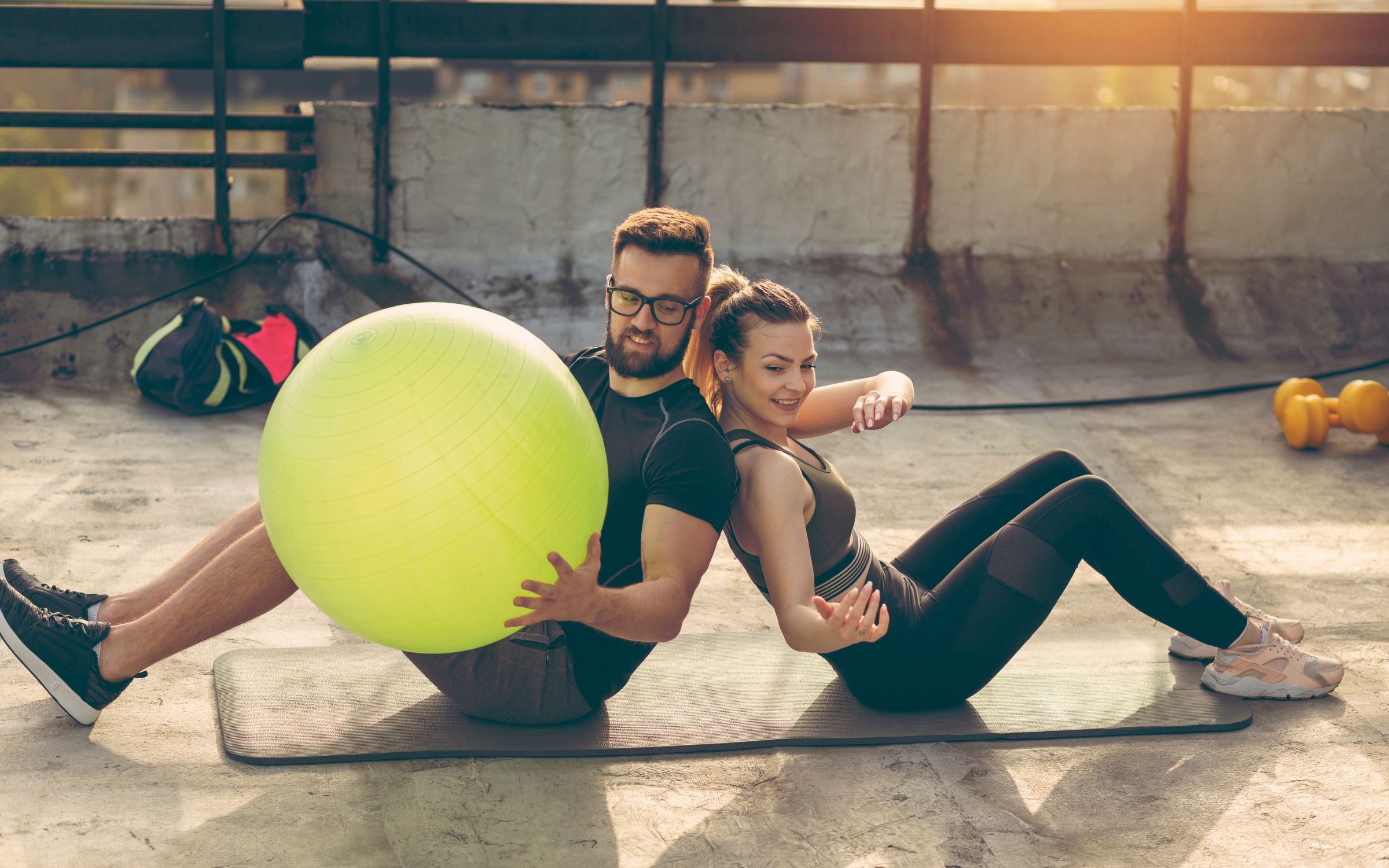 Foto descrittiva corso pilates on the ball